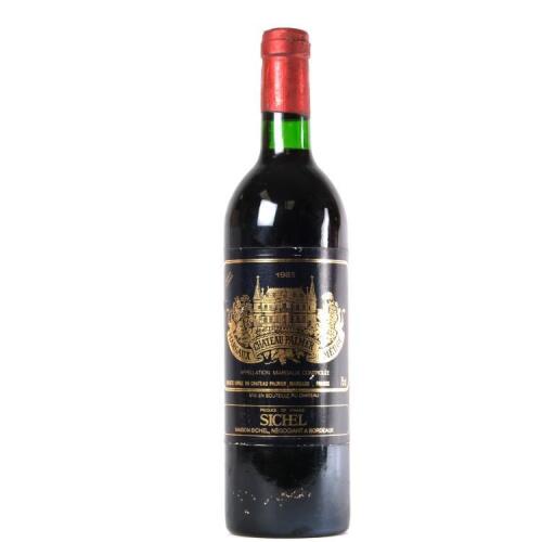 (1) 1983 Chateau Palmer 3eme Cru Classe, Margaux
