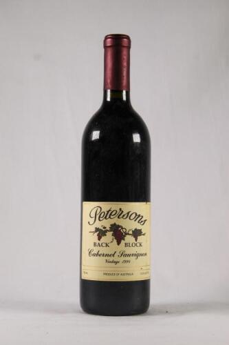(1) 1994 Petersons Back Block Cabernet Sauvignon, Hunter Valley NSW
