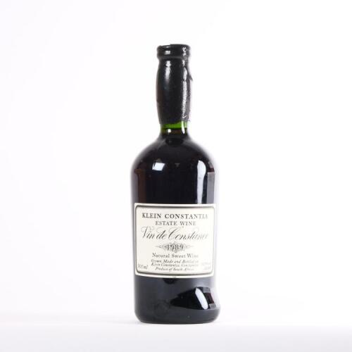 (1) 1989&nbsp;Klein Constantia Estate Vin de Constance 500ml, Constantia South Africa