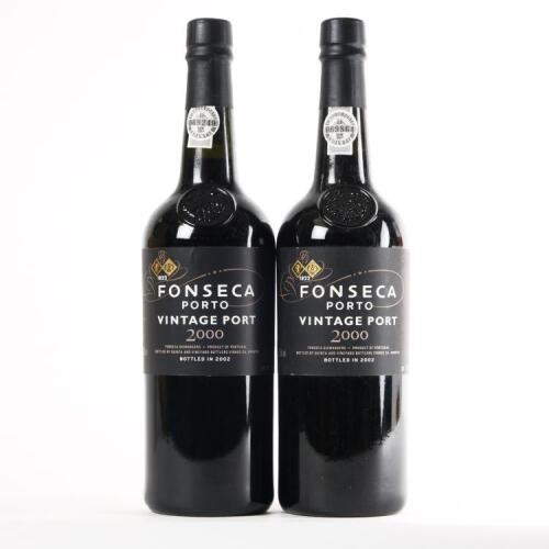 (2) 2000 Fonseca Vintage Port, Oporto