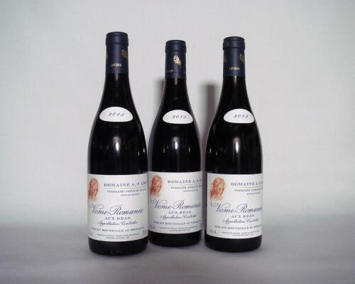 (3) 2015 Domaine AF Gros Vosne Romannee Aux Reas, Cote de Nuits