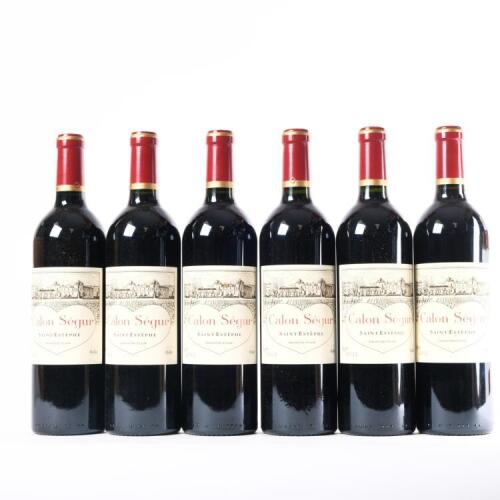 (6) 2011 Chateau Calon Segur 3eme Cru Classe, St Estephe