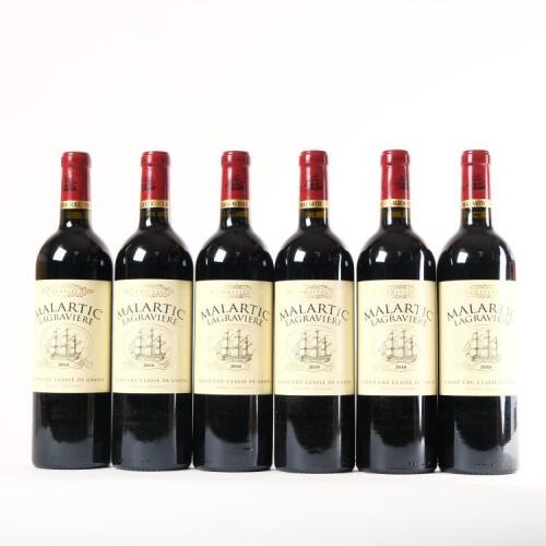 (6) 2010 Chateau Malartic Lagraviere, Pessac-Leognan
