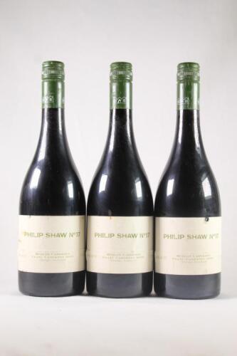 (3) 2005 Philip Shaw No 17 Merlot/Cabernet Franc/Cabernet Sauvignon, Orange NSW