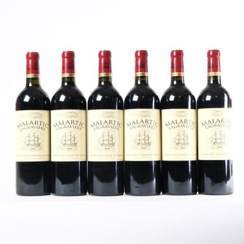 (6) 2010 Chateau Malartic Lagraviere, Pessac-Leognan