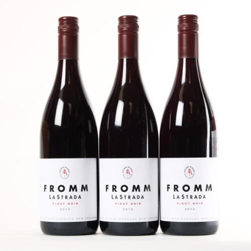 (3) 2010 Fromm La Strada Pinot Noir, Marlborough