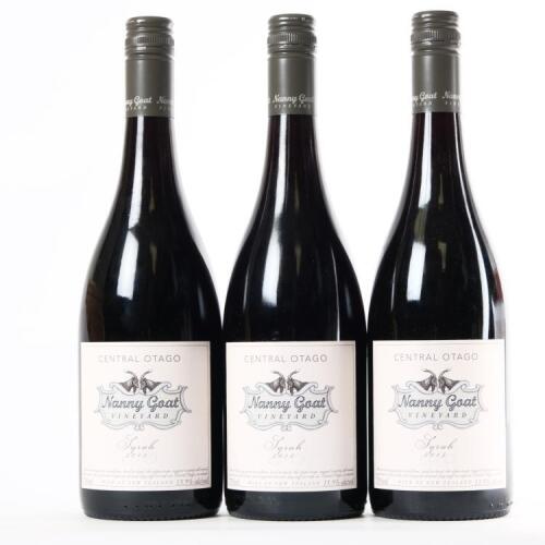 (3) 2015 Nanny Goat Vineyard Syrah, Central Otago