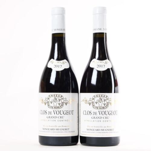 (2) 2017 Domaine Mongeard-Mugneret Clos de Vougeot Grand Cru, Cotes de Nuits