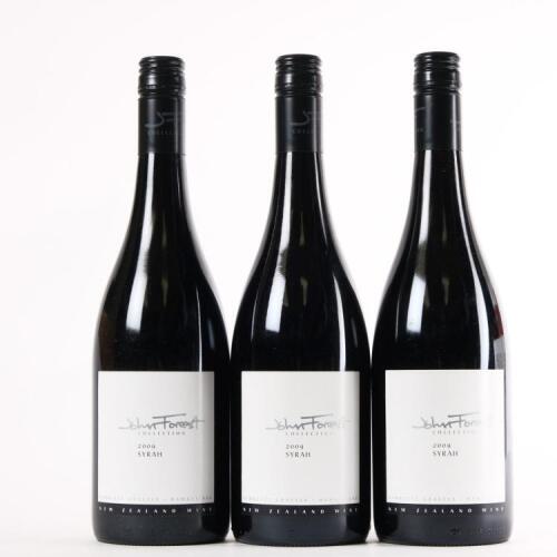 (3) 2009 John Forrest Collection Syrah, Gimblett Gravels