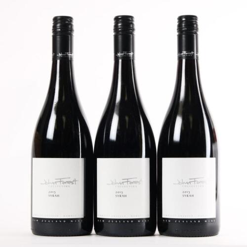(3) 2013 John Forrest Collection Syrah, Gimblett Gravels