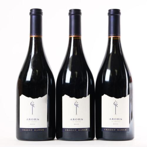 (3) 2011 Craggy Range Aroha Pinot Noir, Martinborough