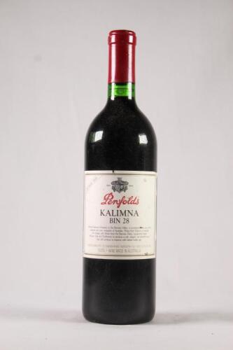 (1) 1990 Penfolds Bin 28 Kalimna South Australia