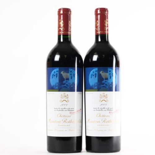(2) 2008 Chateau Mouton Rothschild 1er Cru Classe, Pauillac