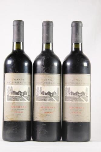 (3) 1993 Wynns Michael Shiraz, Coonawarra SA