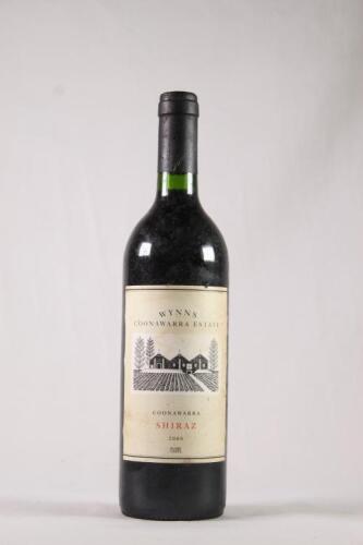 (1) 2000 Wynns Shiraz, Coonawarra SA