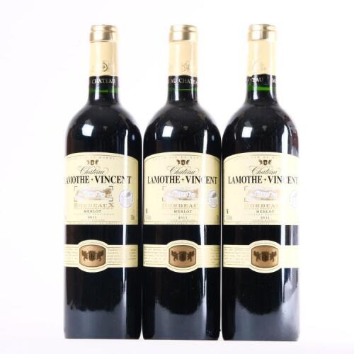 (3) 2011 Chateau Lamothe-Vincent, Bordeaux
