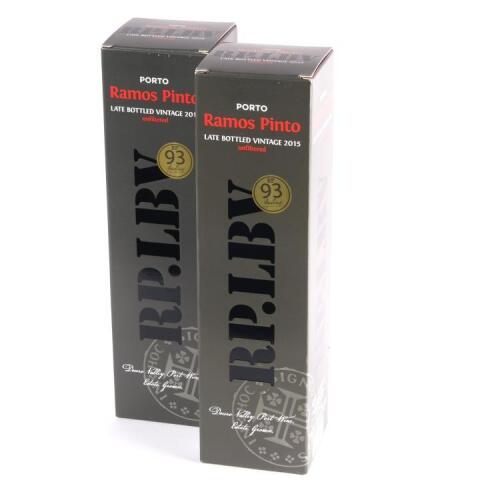 (2) 2015 Ramos Pinto Late Bottled Vintage, Oporto