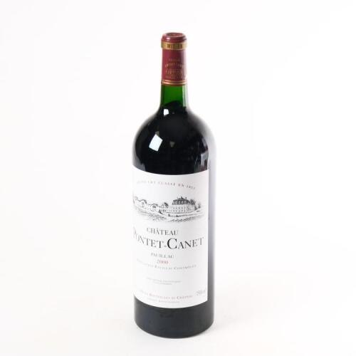 (1) 2000 Chateau Pontet-Canet 5eme Cru Classe 1500ml, Pauillac