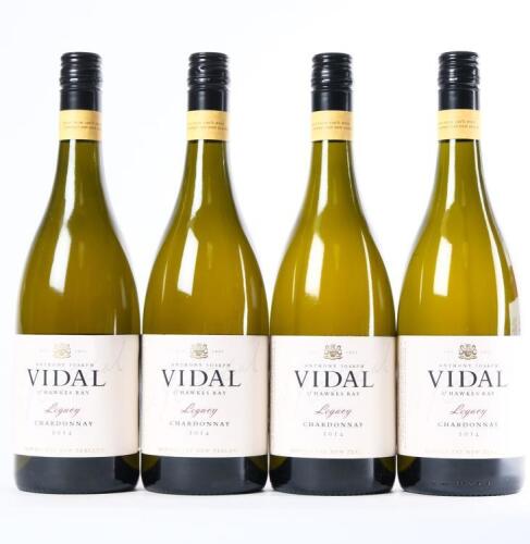 (4) 2014 Vidal Estate Legacy Chardonnay, Hawkes Bay