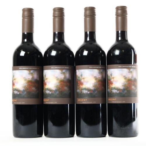 (4) 2019 Collaboration Wines Argent Cabernet Sauvignon, Hawkes Bay