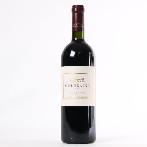 (1) 2007 Te Mata Estate Coleraine, Hawkes Bay