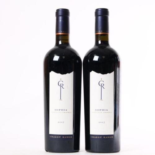 (2) 2007 Craggy Range Sophia, Gimblett Gravels