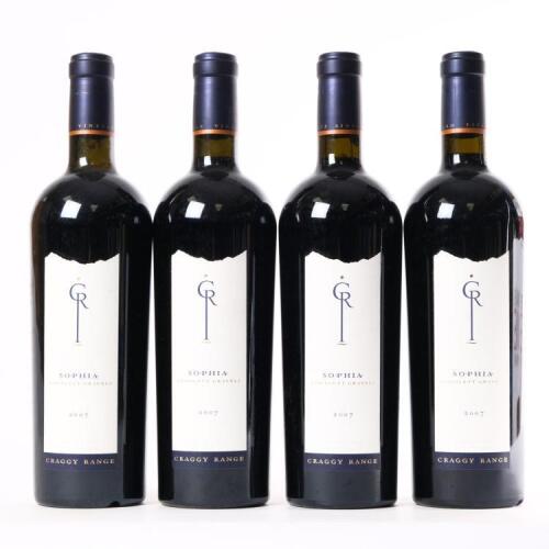 (4) 2007 Craggy Range Sophia, Gimblett Gravels