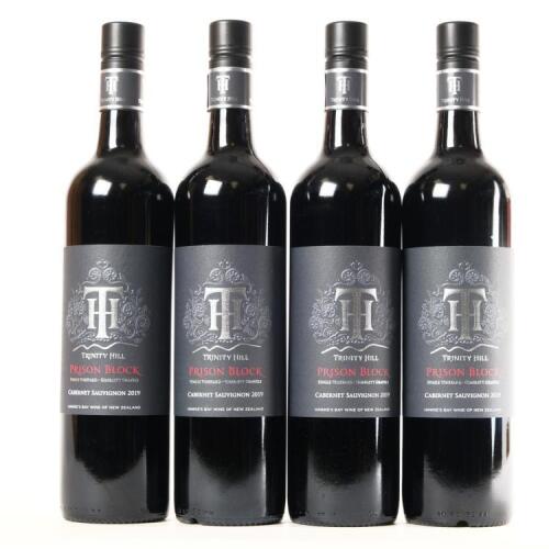 (4) 2019 Trinity Hill Prison Block Cabernet Sauvignon, Gimblett Gravels