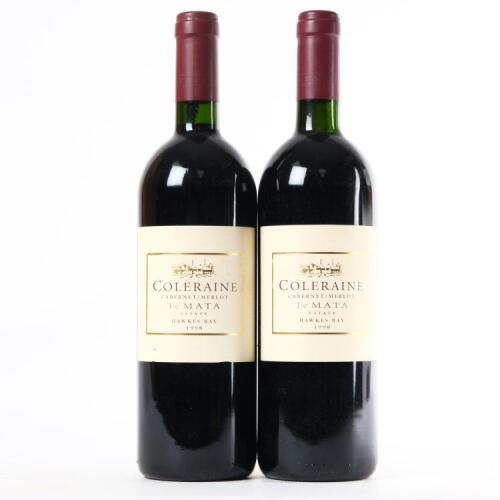 (2) 1998 Te Mata Estate Coleraine, Hawkes Bay