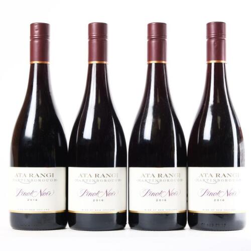 (4) 2016 Ata Rangi Pinot Noir, Martinborough
