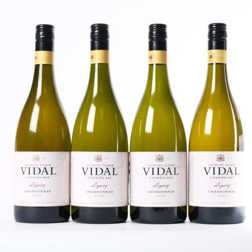 (4) 2016 Vidal Estate Legacy Chardonnay, Hawkes Bay