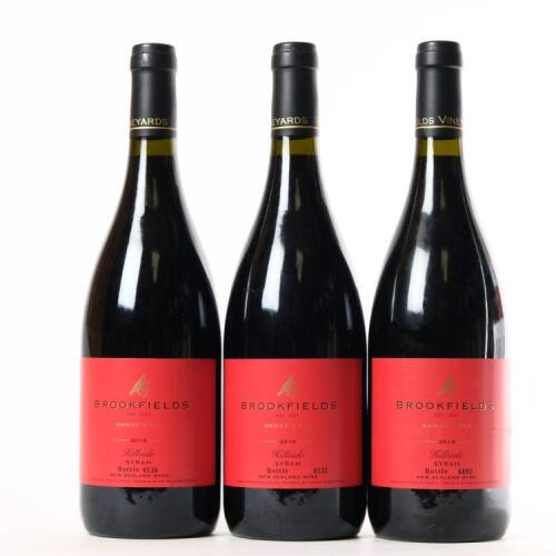 (3) 2019 Brookfields Hillside Syrah, Hawkes Bay