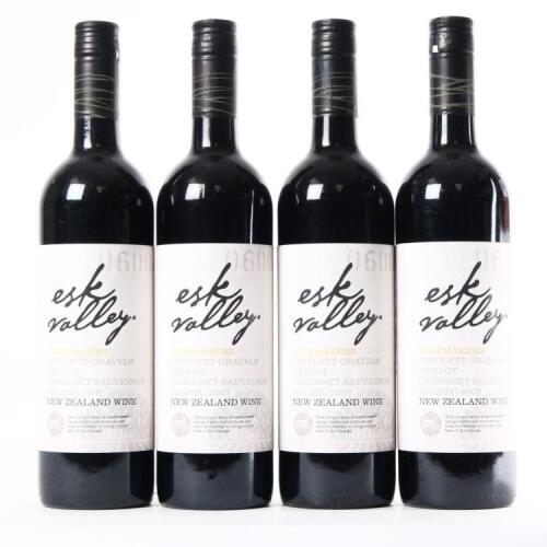 (4) 2007 Esk Valley Winemakers Merlot/Cabernet Sauvignon/Malbec, Gimblett Gravels