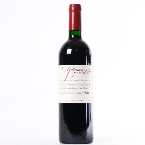 (1) 2012 Gillman Vineyard, Matakana