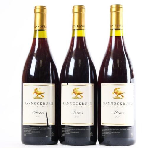 (3) 2000 Bannockburn Shiraz, Geelong VIC