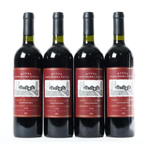 (4) 1998 Wynns Coonawarra Estate John Riddoch Cabernet Sauvignon, Coonawarra SA