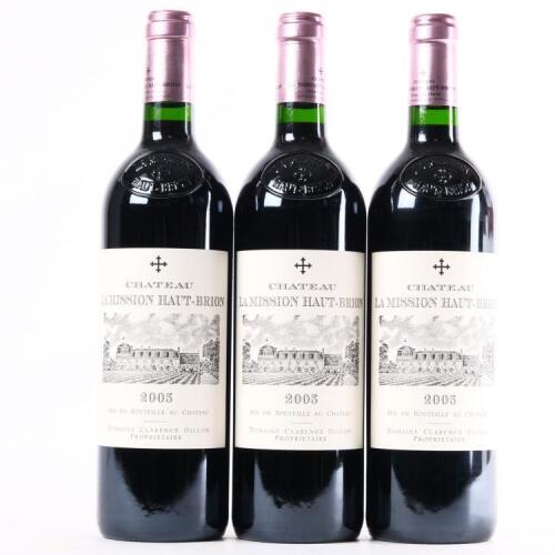 (3) 2005 Chateau La Mission Haut-Brion, Pessac-Leognan