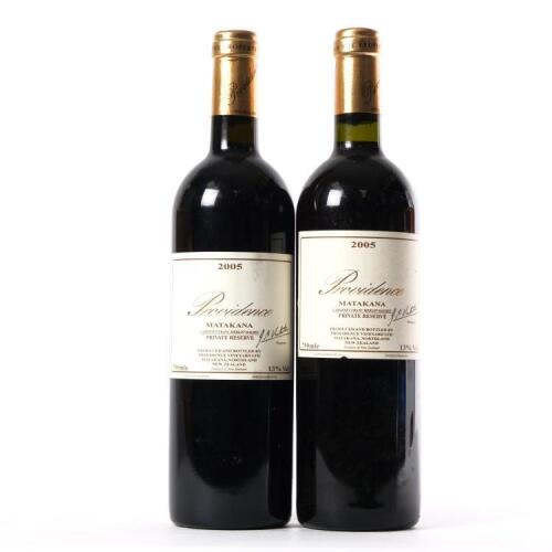 (2) 2005 Providence Private Reserve Merlot/Cabernet Franc/Malbec, Matakana