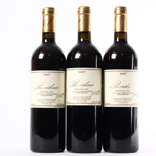 (3) 2007 Providence Four Apostles, Matakana