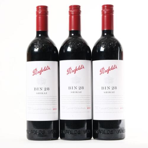 (3) 2019 Penfolds Bin 28 Shiraz, South Australia