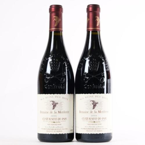(2) 2008 Domaine de la Mordoree Chateauneuf du Pape La Reine des Bois