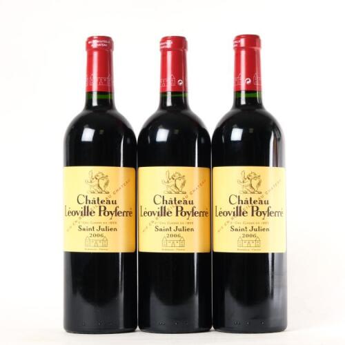 (3) 2006 Chateau Leoville Poyferre 2eme Cru Classe, St Julien