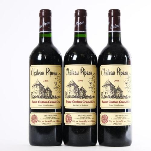 (3) 2006 Chateau Pipeau, St Emilion