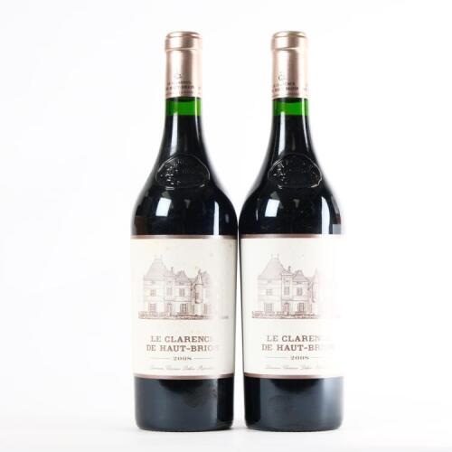 (2) 2008 Le Clarence de Haut-Brion, Pessac Leognan