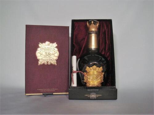 (1) Chivas Royal 38 Year Old Salute Stone of Destiny, Scotland