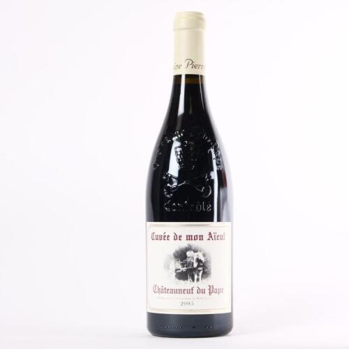 (1) 2005 Domaine Pierre Usseglio & Fils Cuvee de Mon A&iuml;eul Chateauneuf du Pape
