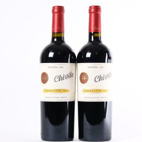 (2) 2001 Bodegas Juli&aacute;n Chivite Reserva Coleccion 125, Navarra