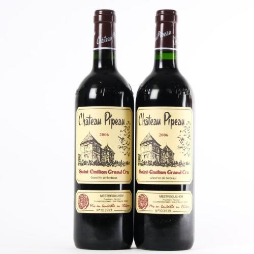 (2) 2006 Chateau Pipeau, St Emilion