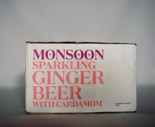 (1) Monsoon Ginger Beer with Cardamom (24 x 250ml cans)