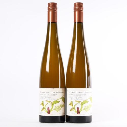 (2) 2007 Pyramid Valley Orton Vineyard Gewurztraminer, Hawkes Bay